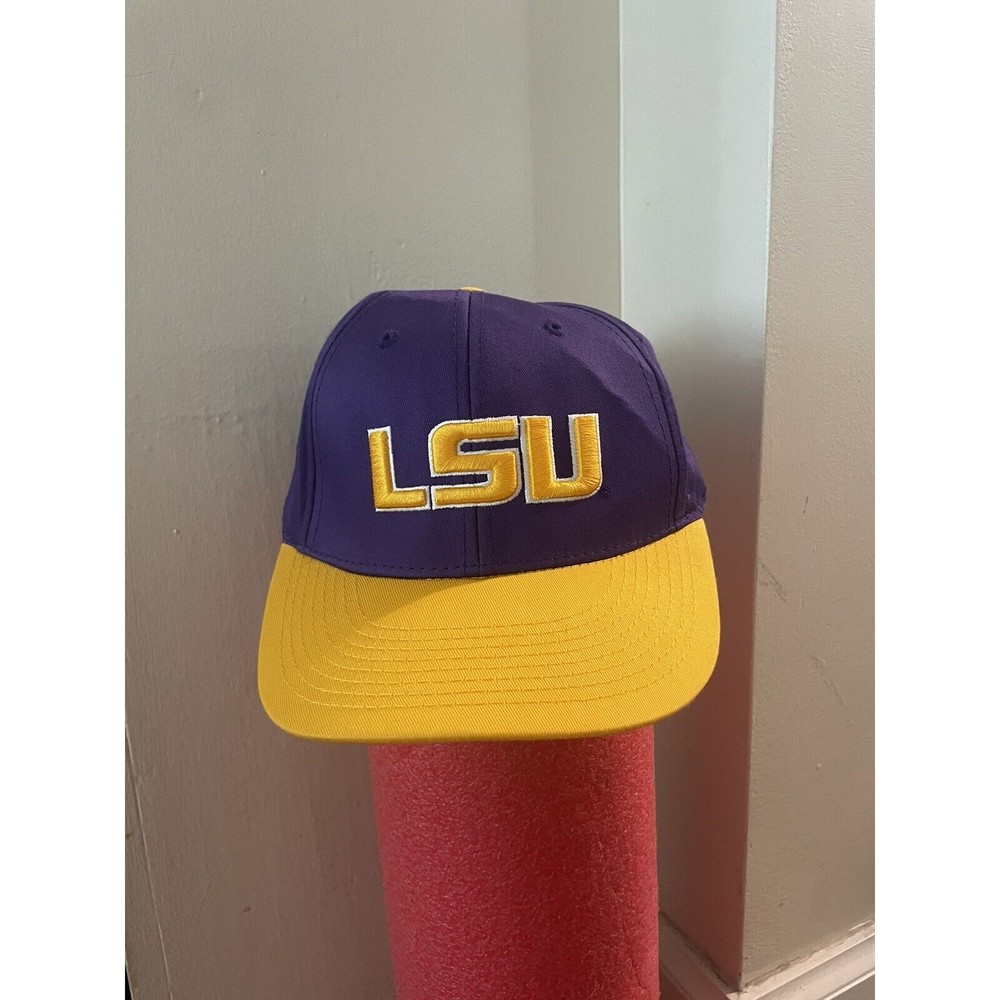 Purple LSU Tigers Adjustable Snapback Hat. EUC. Made by Going Yard #VTG